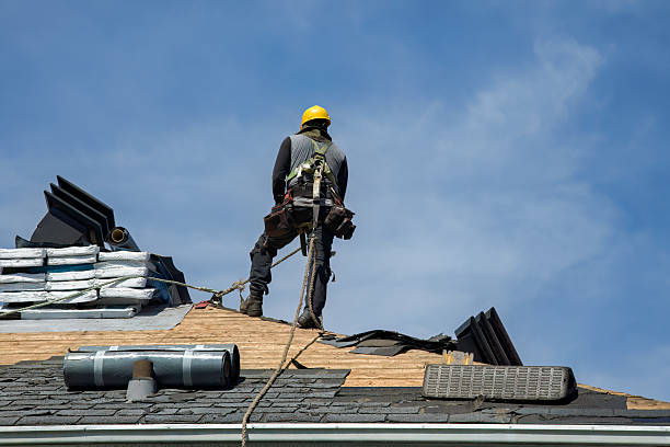 Professional Roofing technician working in Decatur, MI